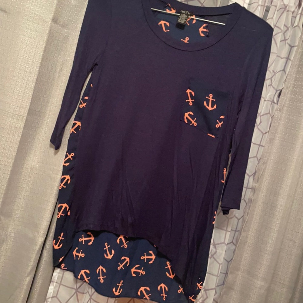 Two long sleeve rue 21 shirts